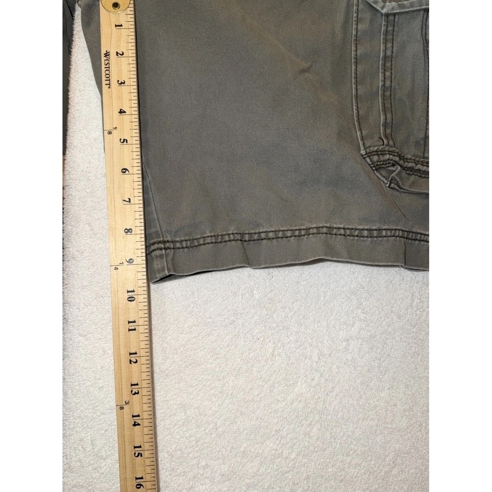 Unionbay Survivor Cargo Shorts Mens Size 42 Olive Khaki 90s Grunge Y2K - Picture 5 of 7